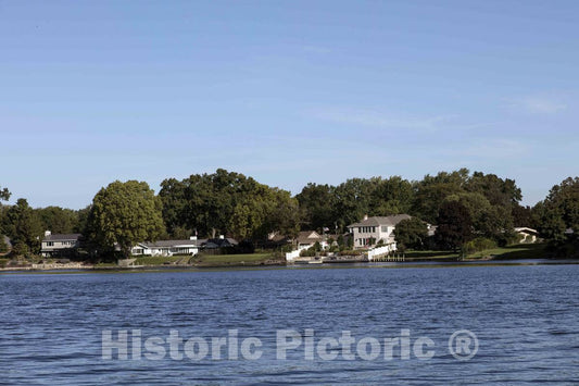 Photo - Scene Along The St. Joseph River in Elkhart, Indiana- Fine Art Photo Reporduction