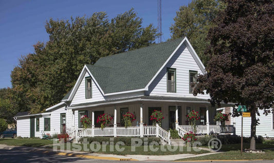 Photo - Florally festooned Cottage in Middlebury, Indiana- Fine Art Photo Reporduction