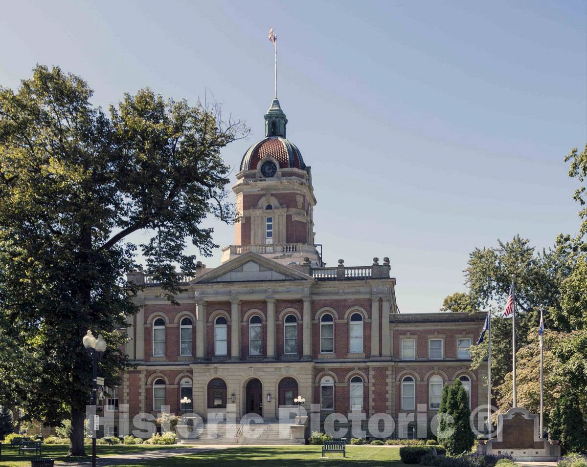 Photo - The Elkhart County Courthouse in Goshen, Indiana- Fine Art Photo Reporduction