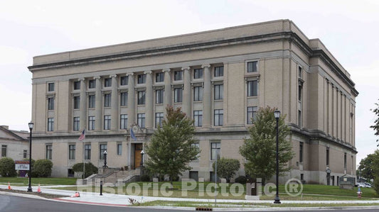 Photo - The Scottish Rite Building, one of Two Adjacent Masonic Structures in South Bend, Indiana- Fine Art Photo Reporduction