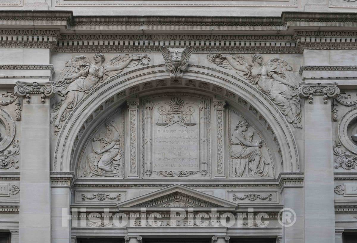 Photo- Architectural Detail from The Allen County Courthouse in Fort Wayne, Indiana, Designed by Brentwood S. Tolan of Fort Wayne 2 Fine Art Photo Reproduction