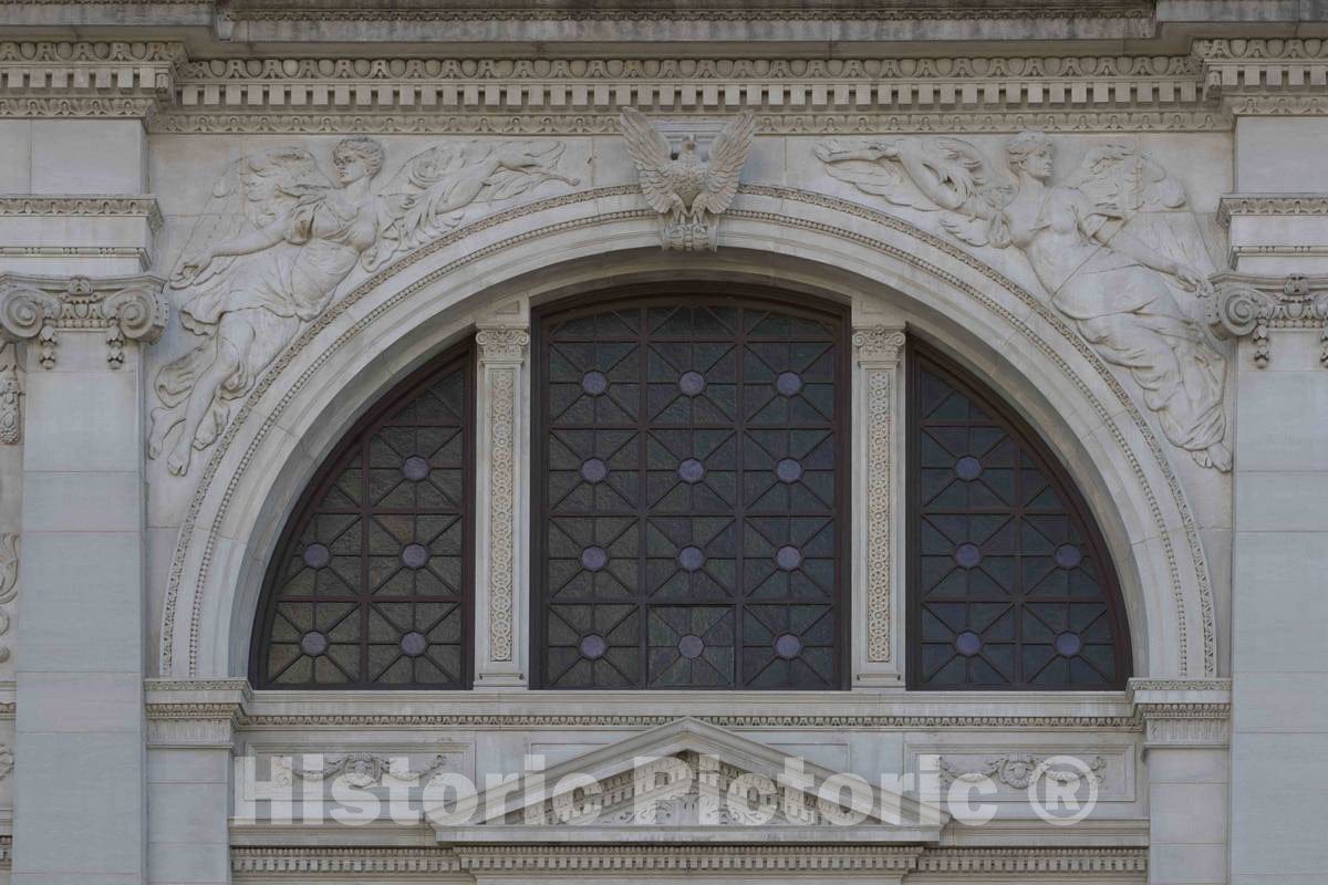 Photo- Architectural Detail from The Allen County Courthouse in Fort Wayne, Indiana, Designed by Brentwood S. Tolan of Fort Wayne 6 Fine Art Photo Reproduction