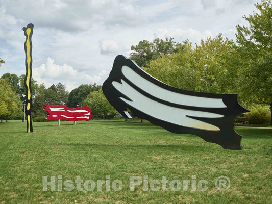 Photo - Public Art Outside a Homewood Suites Hotel in Plainfield, Indiana- Fine Art Photo Reporduction