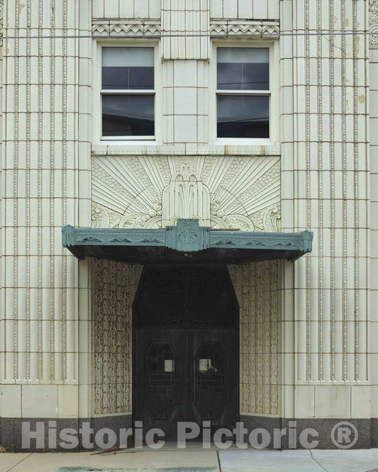 Photo - Entrance to an Old Coca-Cola Bottling Plant in Indianapolis, Indiana- Fine Art Photo Reporduction