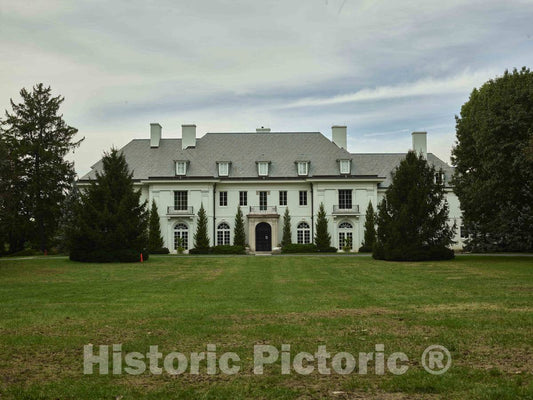 Photo - The 22-Room Lilly House, Part of The Oldfields Estate at The Indianapolis Museum of Art in Indiana's Capital City- Fine Art Photo Reporduction