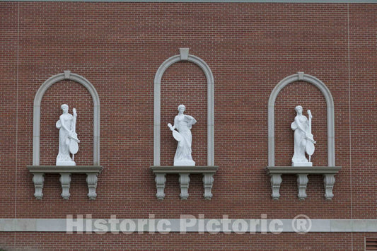 Photo - These Classical Figures at The T. Furth Center for The Performing Arts at John Trine University in Angola, Indiana- Fine Art Photo Reporduction