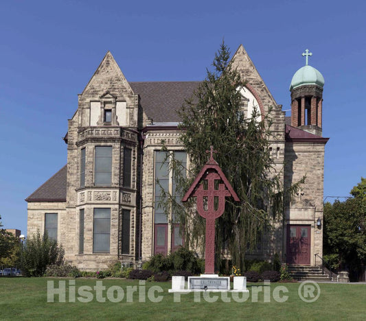 Photo - Holy Trinity Catholic Church in Youngstown, Ohio- Fine Art Photo Reporduction