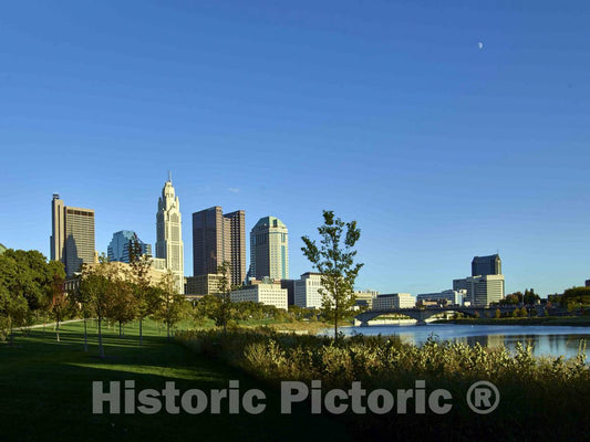 Photo - Skyline of Columbus, Ohio- Fine Art Photo Reporduction