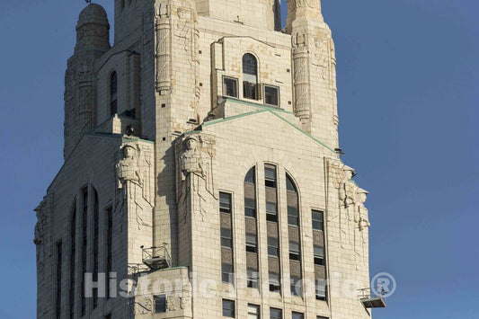 Photo - Architecural Details of LaVeque Tower in Columbus, Ohio's Capital City- Fine Art Photo Reporduction