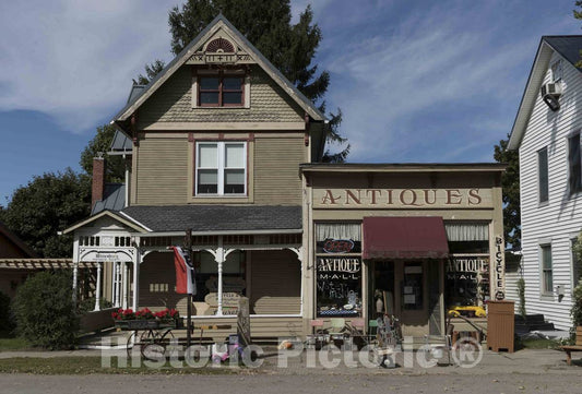 Photo - Antique Shop and neighboring Buildings in Winesburg, Ohio- Fine Art Photo Reporduction
