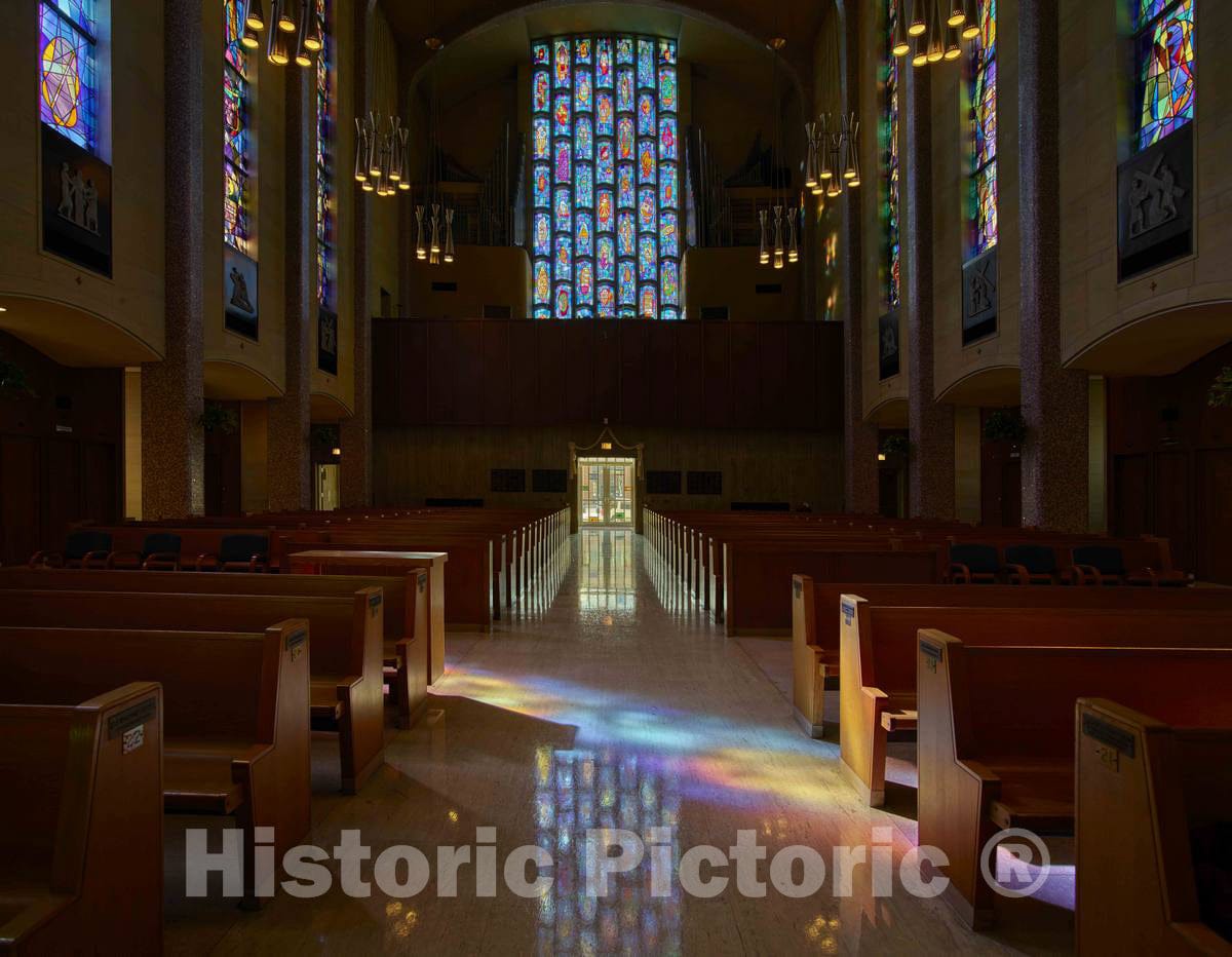Photo- Sanctuary of St. Columba Catholic Cathedral in Youngstown, Ohio 2 Fine Art Photo Reproduction