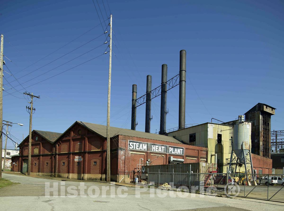 Photo- The Old Youngstown Thermal Steam Heat Plant in Youngstown, Ohio, which, as of 2016, had Produced steam Heat for The city's Central Business District for More Than 120 Years
