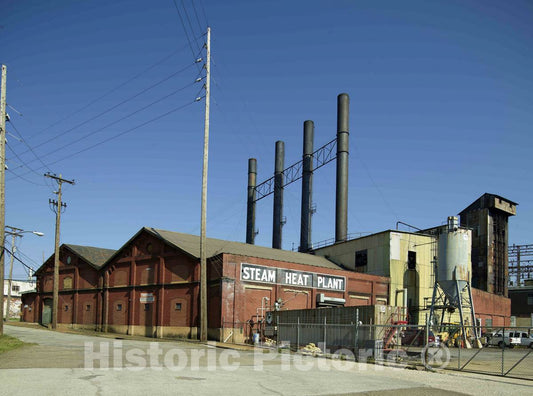 Photo- The Old Youngstown Thermal Steam Heat Plant in Youngstown, Ohio, which, as of 2016, had Produced steam Heat for The city's Central Business District for More Than 120 Years