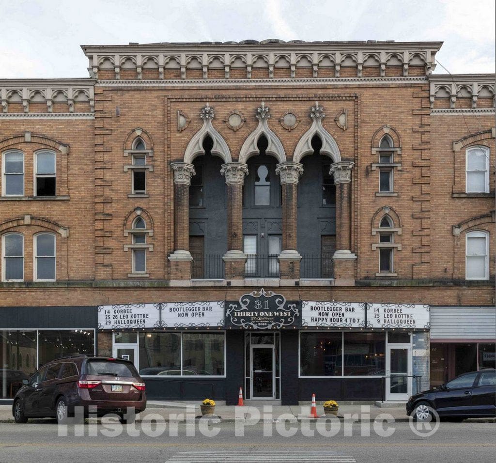Photo - A Building in Newark, Ohio, That was Saved from Demolition and, in 2016, Became The Home of Thirty One West, a Live-Music Venue- Fine Art Photo Reporduction