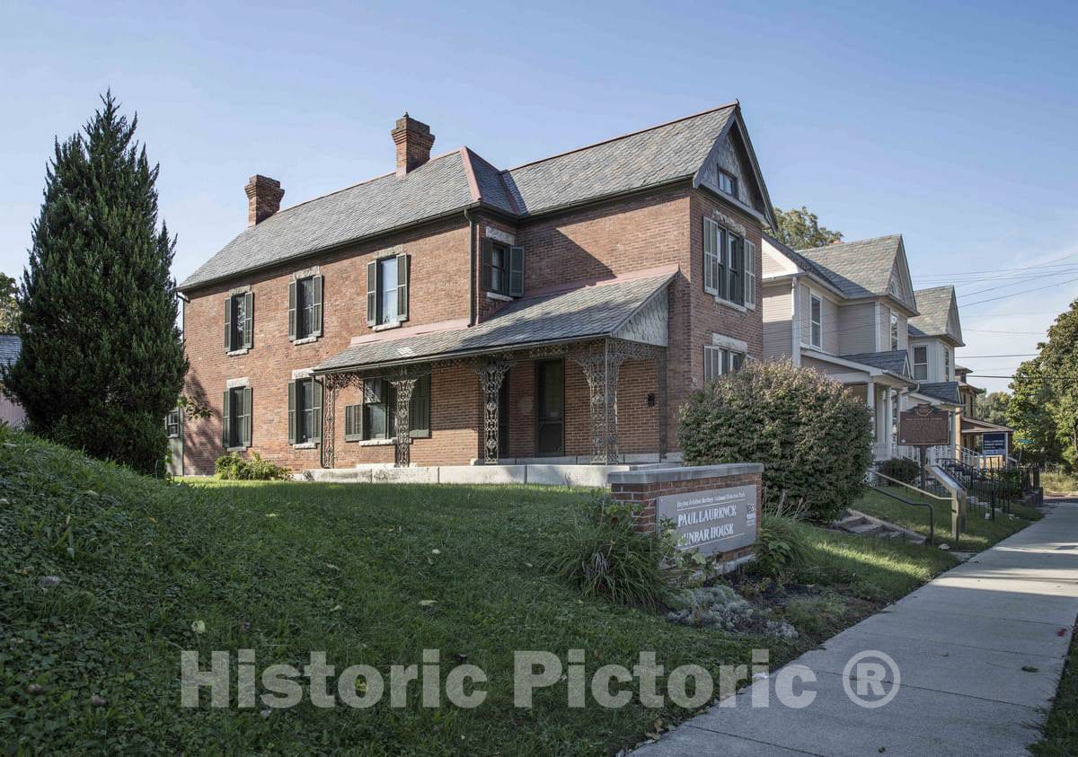 Photo - The 1904-06 Home of Paul Laurence Dunbar in Dayton, Ohio, is Now (2016) Owned by The State of Ohio and Operated on Behalf of The Ohio Historical Society