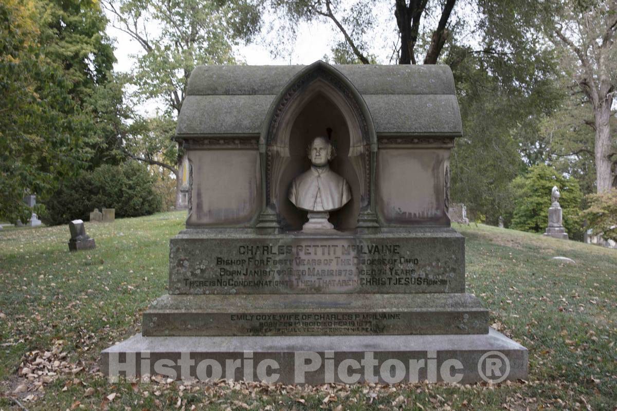 Photo- One of Dozens of Impressive Grave Monuments and Memorial Sculptures at The 733-acre Spring Grove Cemetery and Arboretum in Cincinnati, Ohio 2 Fine Art Photo Reproduction