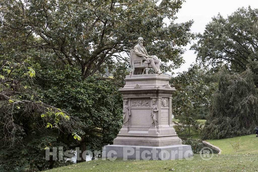 Photo- One of Dozens of Impressive Grave Monuments and Memorial Sculptures at The 733-acre Spring Grove Cemetery and Arboretum in Cincinnati, Ohio 1 Fine Art Photo Reproduction
