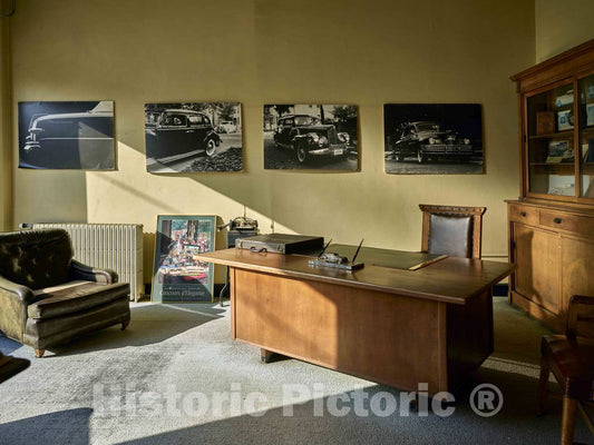 Photo - The Former dealership General Manager's Office at America's Packard Museum- Fine Art Photo Reporduction