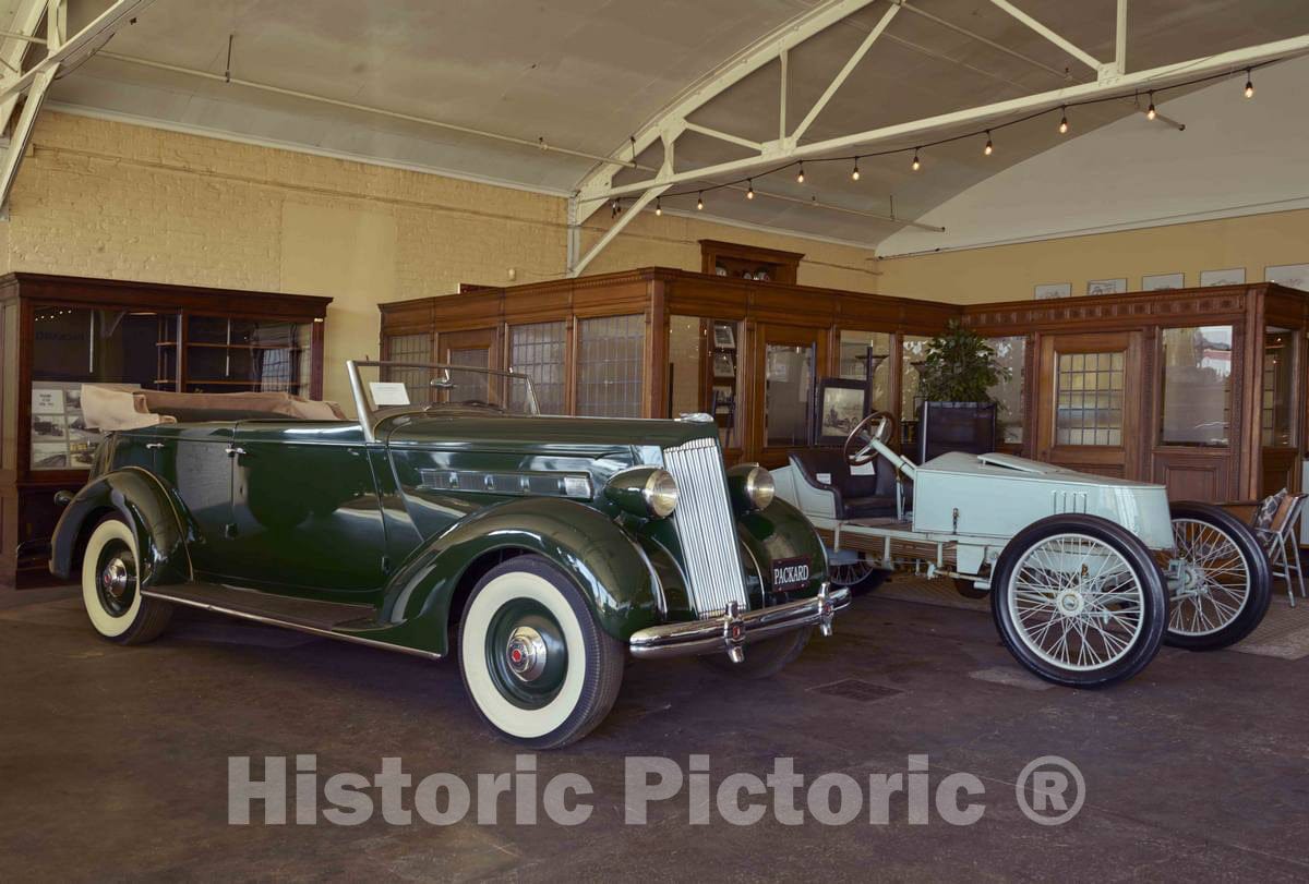 Photo- Display of Classic Packard Automobiles at America's Packard Museum 7 Fine Art Photo Reproduction