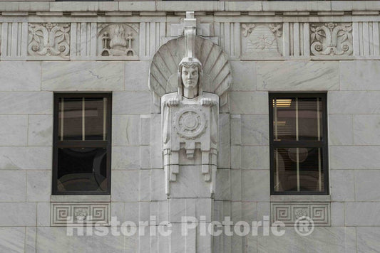 Photo - Bas-Relief at The Thomas J. Moyer Ohio Judicial Center, Home of The Ohio Supreme Court in Columbus, Ohio, Designed by Architect Harry Hake- Fine Art Photo Reporduction
