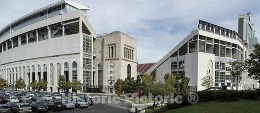 Photo - The Nearly 105,000-seat Ohio Stadium, Home of The Ohio State University Buckeyes Football Team on School's Campus in Columbus, Ohio- Fine Art Photo Reporduction