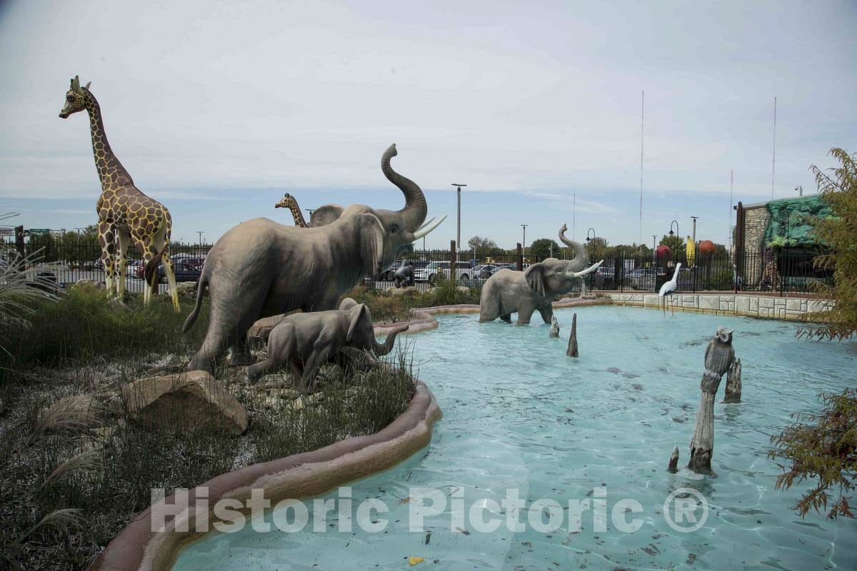 Photo- This is Neither a Zoo nor a Water Park, but It's Jungle Jim's International Market in The Cincinnati Suburb of Fairfield, Ohio 3 Fine Art Photo Reproduction
