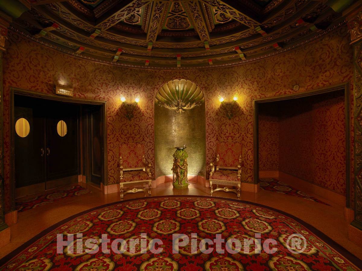 Photo - The Ornate Lobby of The Ohio Theatre in Columbus, Ohio- Fine Art Photo Reporduction