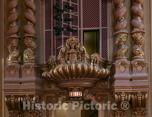 Photo- Part of The Ornate Auditorium of The Ohio Theatre in Columbus, Ohio 3 Fine Art Photo Reproduction