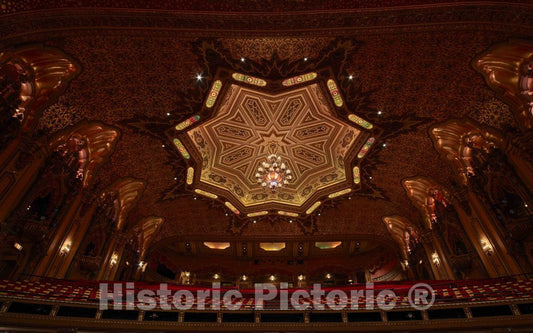 Photo- Part of The Ornate Auditorium of The Ohio Theatre in Columbus, Ohio 1 Fine Art Photo Reproduction