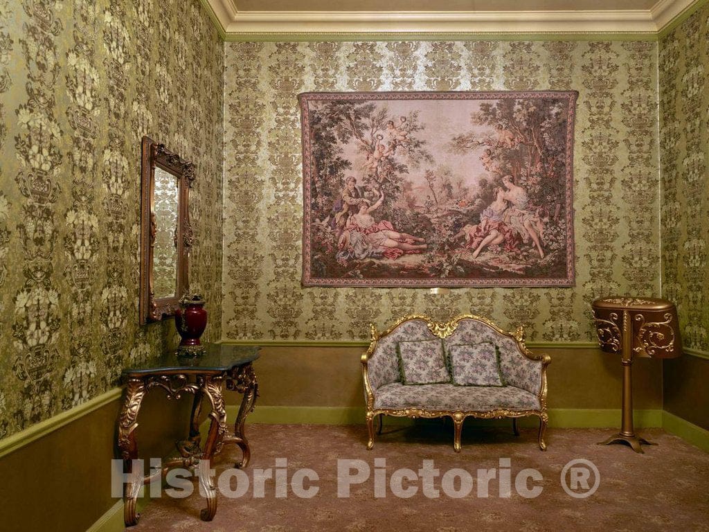 Photo - Opulent Anteroom of a Ladies' Restroom at The Ohio Theatre in Columbus, Ohio- Fine Art Photo Reporduction