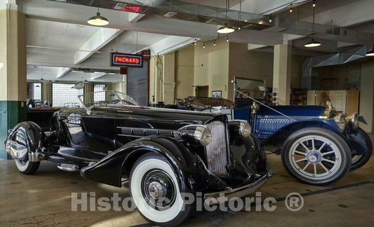 Photo- Display of Classic Packard Automobiles at America's Packard Museum 2 Fine Art Photo Reproduction