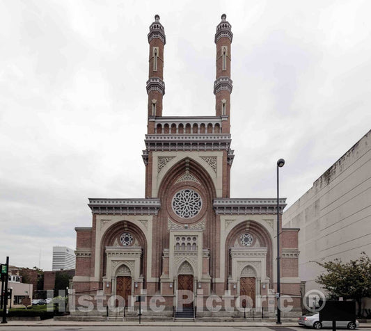 Photo- The Isaac M. Wise Temple, Often Locally Called The Plum Street Temple, a Synagogue erected in 1866 for Rabbi Isaac Mayer Wise and his Congregation in Cincinnati, Ohio
