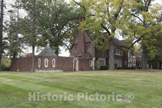 Photo- The Grand Manor House at Pinecroft, The Estate of Powel Crosley, Jr. in The Mount Airy Neighborhood of Cincinnati, Ohio 1 Fine Art Photo Reproduction