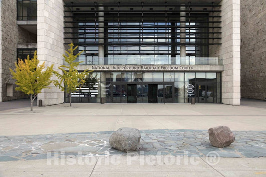 Photo - Entrance to The National Underground Railroad Freedom Center in Cincinnati, Ohio- Fine Art Photo Reporduction