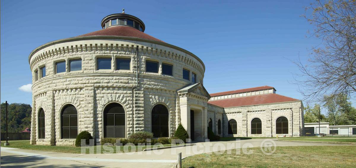 Photo- The Old River Station, Designed by Cincinnati Architect Gustave W. Drach, is Part of The Greater Cincinnati Water Works in Cincinnati, Ohio 2 Fine Art Photo Reproduction