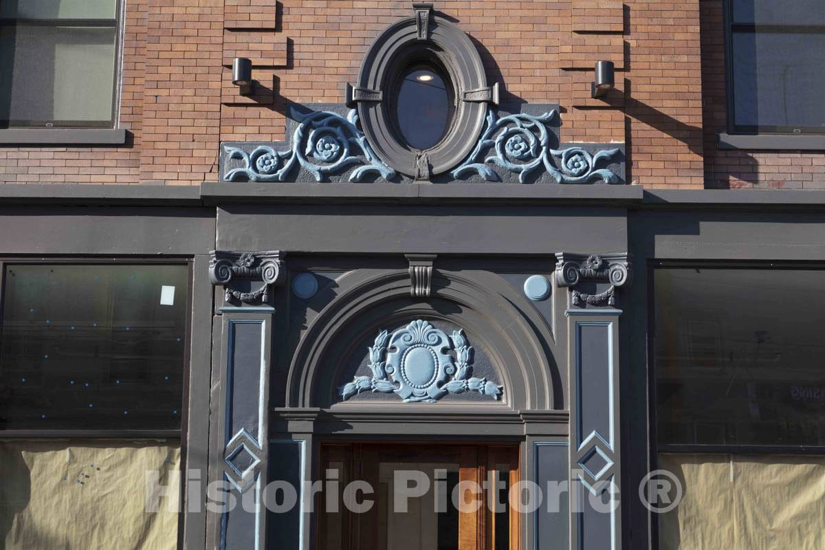 Photo - Architectural Details of a Building in The Now-gentrified (in 2016) Over-The-Rhine Neighborhood of Cincinnati, Ohio- Fine Art Photo Reporduction