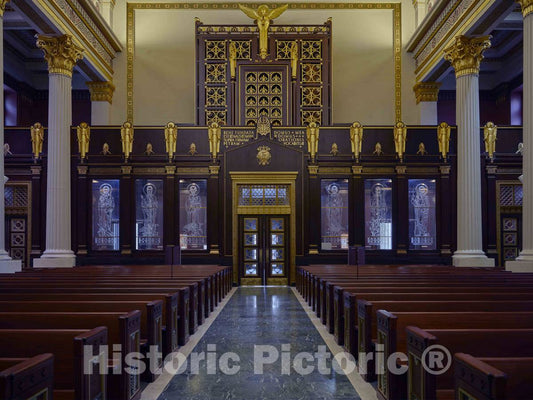 Photo- A Portion of The Sanctuary of The Saint Peter in Chains Catholic Cathedral in Cincinnati, Ohio 2 Fine Art Photo Reproduction
