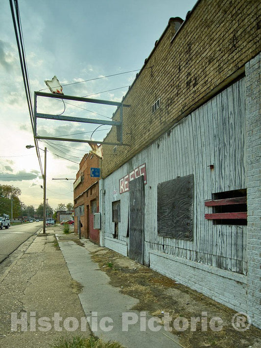 Photo - A Sign of The (Hard) Times in Clarksdale, Mississippi- Fine Art Photo Reporduction