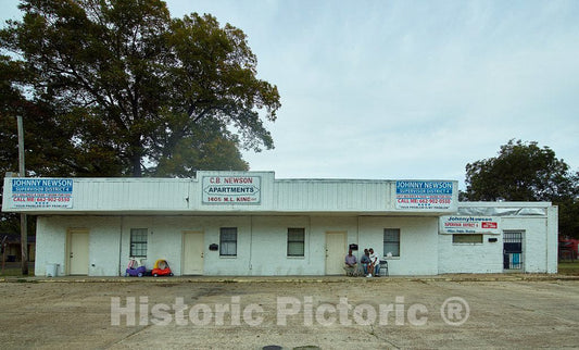 Photo - Billy Scott, Edward Partee and Magnolia Robinson in Clarksdale, Mississippi- Fine Art Photo Reporduction