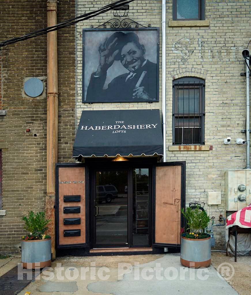 Photo - A Piece of The Old Paramount Theatre Building in Clarksdale, Mississippi, That Became loft Apartments- Fine Art Photo Reporduction