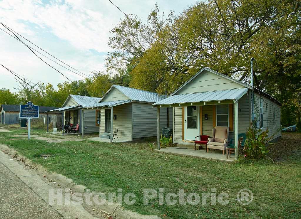 Photo- The Humble Hometown Neighborhood of Legendary Blues Guitarist Morris Magic Slim Holt in Grenada, Mississippi 1 Fine Art Photo Reproduction