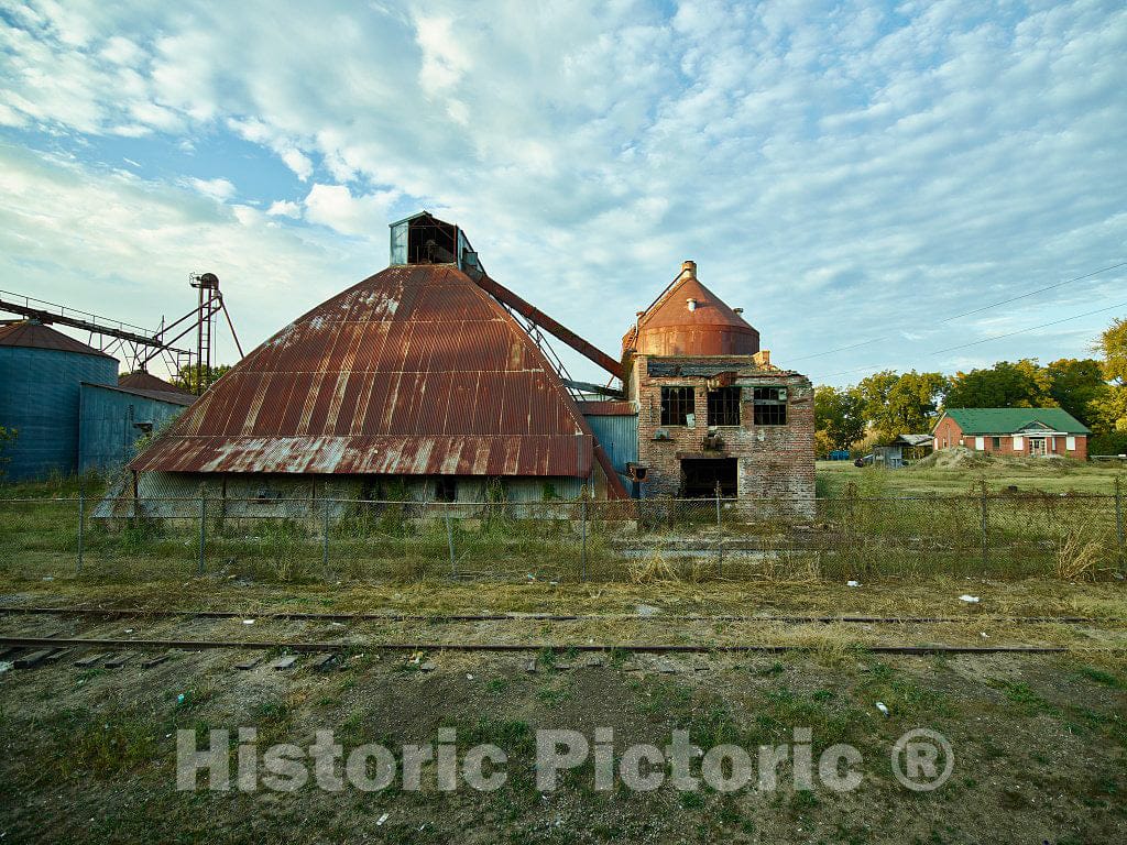 Photo- Remains of an Old Cotton Mill in Grenada, Mississippi 1 Fine Art Photo Reproduction