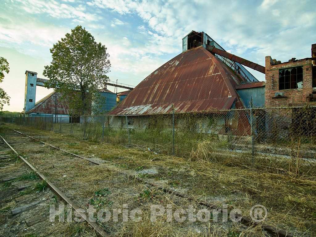 Photo- Remains of an old cotton mill in Grenada, Mississippi 2 Fine Art Photo Reproduction