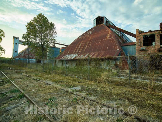 Photo- Remains of an old cotton mill in Grenada, Mississippi 2 Fine Art Photo Reproduction