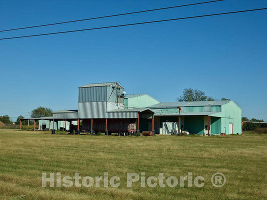 Photo- Agricultural Sheds in Lula, Mississippi 1 Fine Art Photo Reproduction