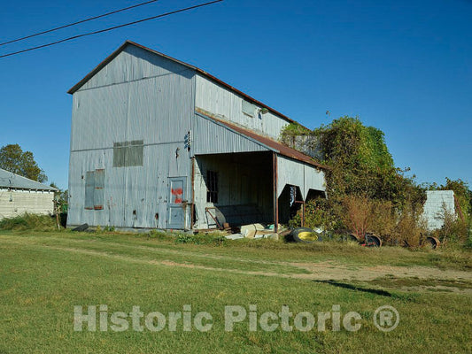 Photo- Agricultural Sheds in Lula, Mississippi 2 Fine Art Photo Reproduction