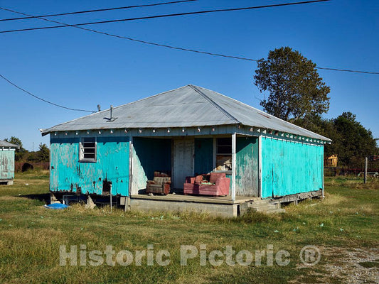 Photo - Decrepit House and Porch furnishings in Lula, Mississippi- Fine Art Photo Reporduction