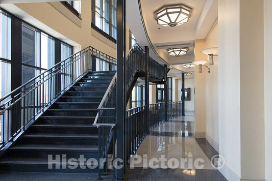 Photo- Interior of The Nathaniel R. Jones Federal Building in Youngstown, Ohio 2 Fine Art Photo Reproduction