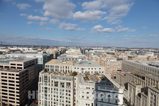 Photo- Views from The Tower of The Old Post Office Pavilion, Located at 1100 Pennsylvania Avenue NW, in Washington, D.C. 4 Fine Art Photo Reproduction