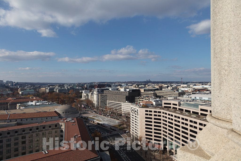 Photo- Views from The Tower of The Old Post Office Pavilion, Located at 1100 Pennsylvania Avenue NW, in Washington, D.C. 6 Fine Art Photo Reproduction